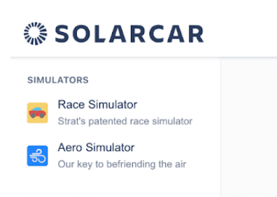 Solar Car Race Strategy Platform (WebSim)